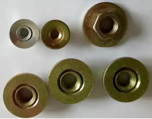Nuts with washers